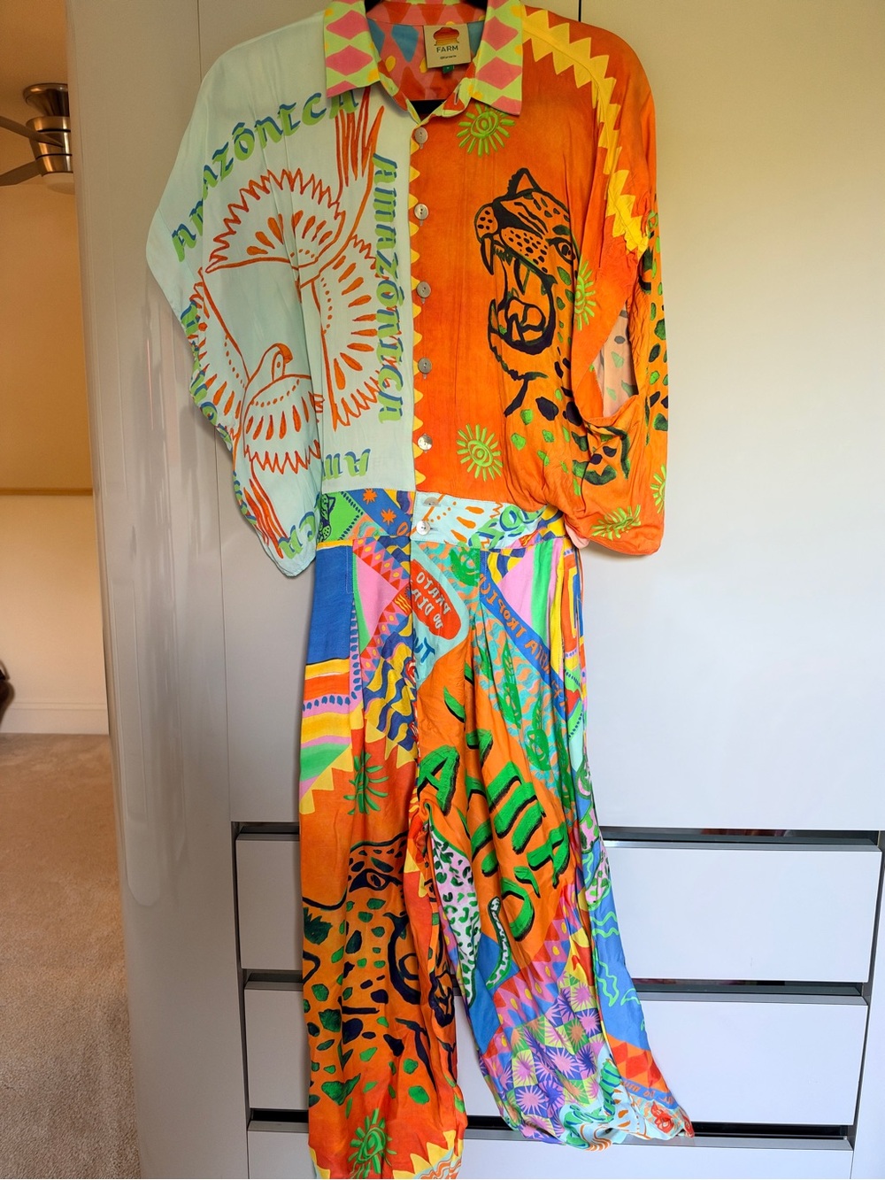 FARM Rio Multicolor Wide-Leg Printed Jumpsuit - Picture 2 of 3